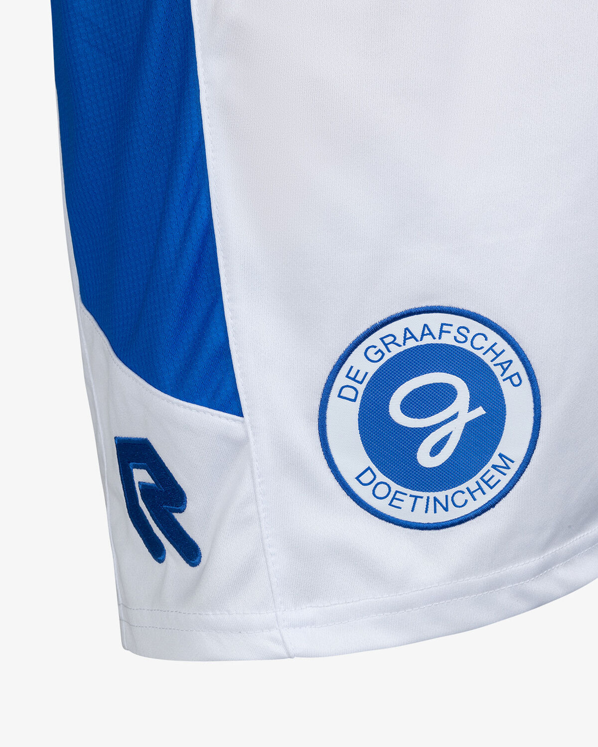 De Graafschap Home Short 24/25, White/Green, hi-res