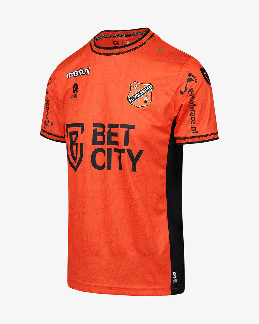 FC Volendam Match Shirt SR 23/24, Orange/Miscellaneous, hi-res