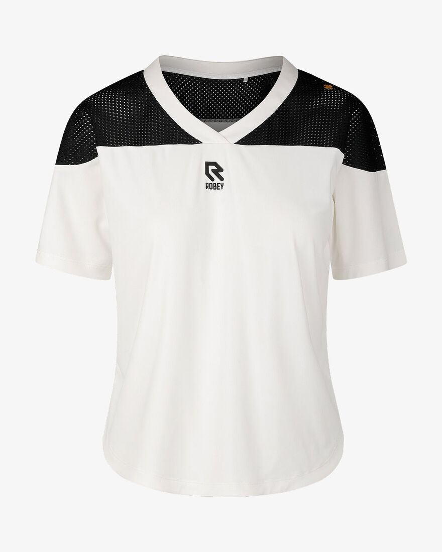 Grand Slam Tennis Jersey, Off White/Black, hi-res