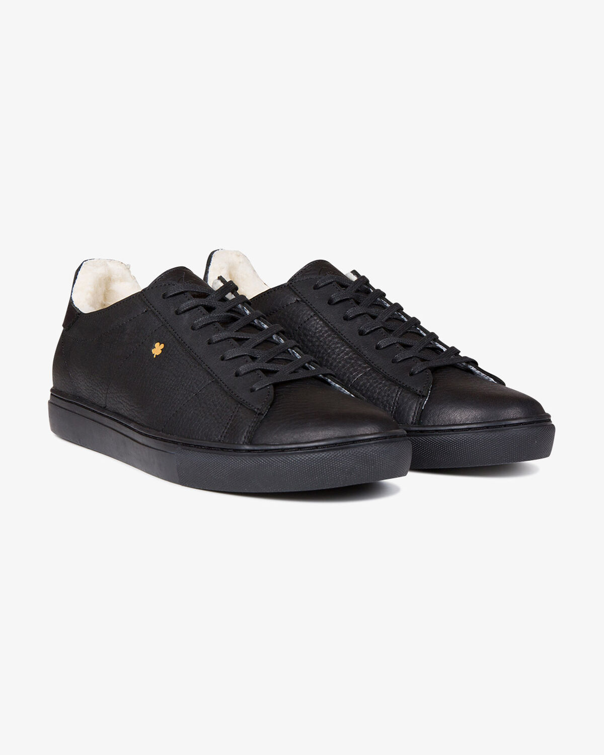 Adrien - Black - Leather, Black, hi-res