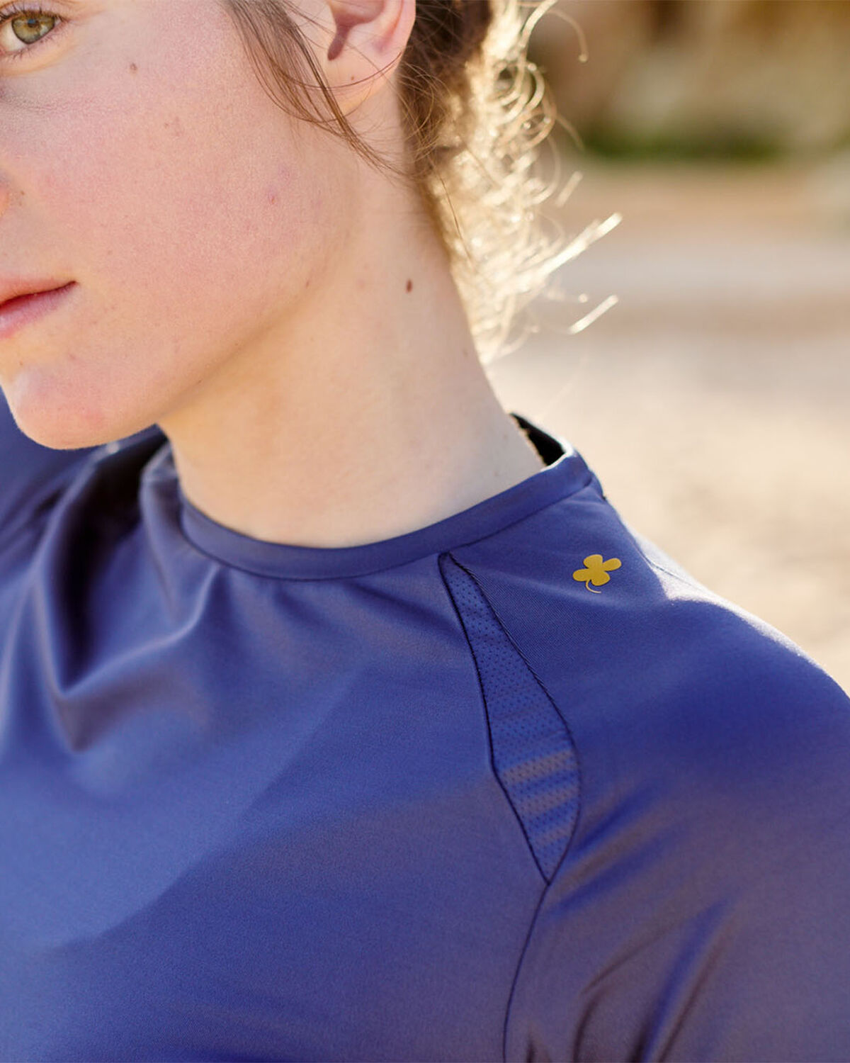 Women's Gym Shirt SS, De Nimes Blue, hi-res