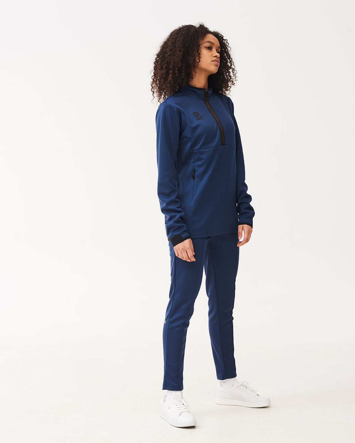 Off Pitch Scuba Half-Zip Top, Navy, hi-res