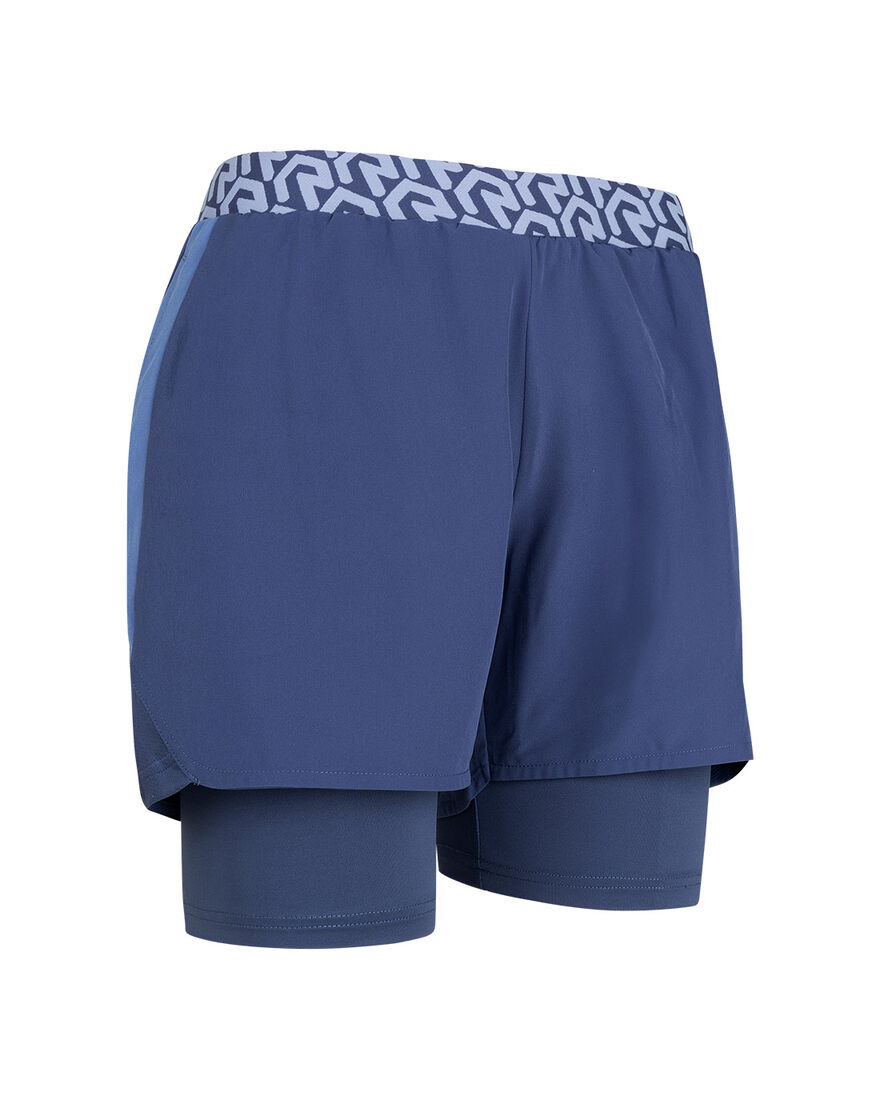 Women's Gym Short, De Nimes Blue, hi-res