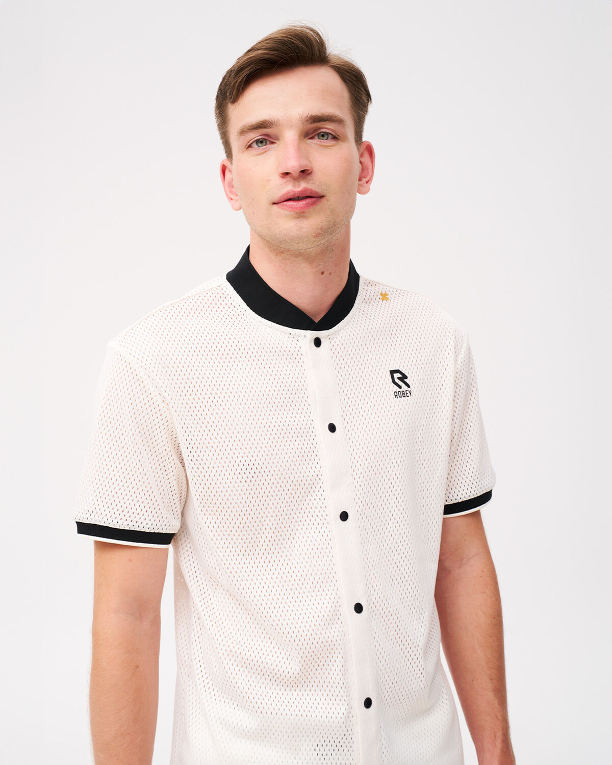 Grand Slam Tennis Layering Top, Off White, hi-res