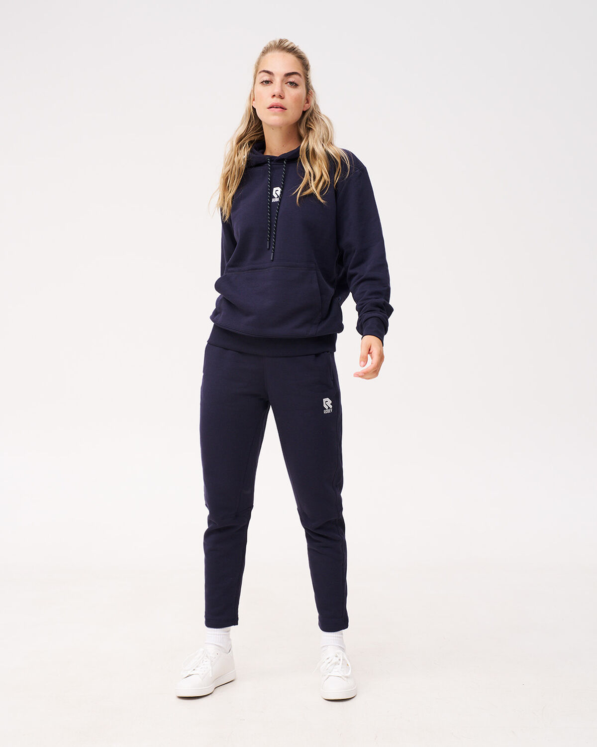 Robey Brand Hoodie, Navy, hi-res
