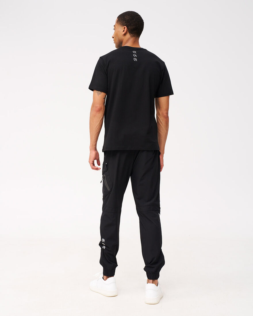 OTP X ROBEY Tammy Woven Bi-Stretch Tee, Black, hi-res
