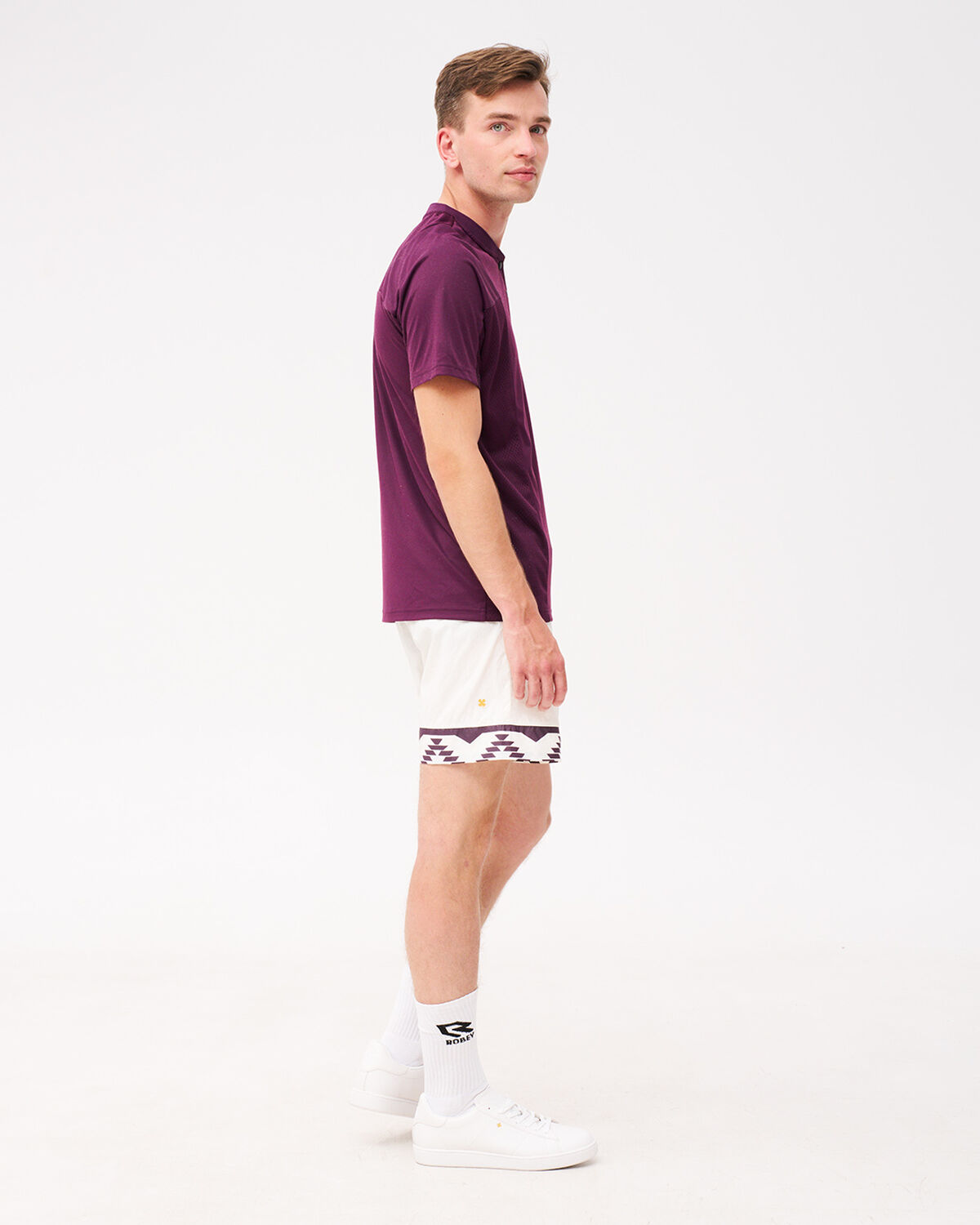 Grand Slam Tennis Shorts, Off White/Berry, hi-res