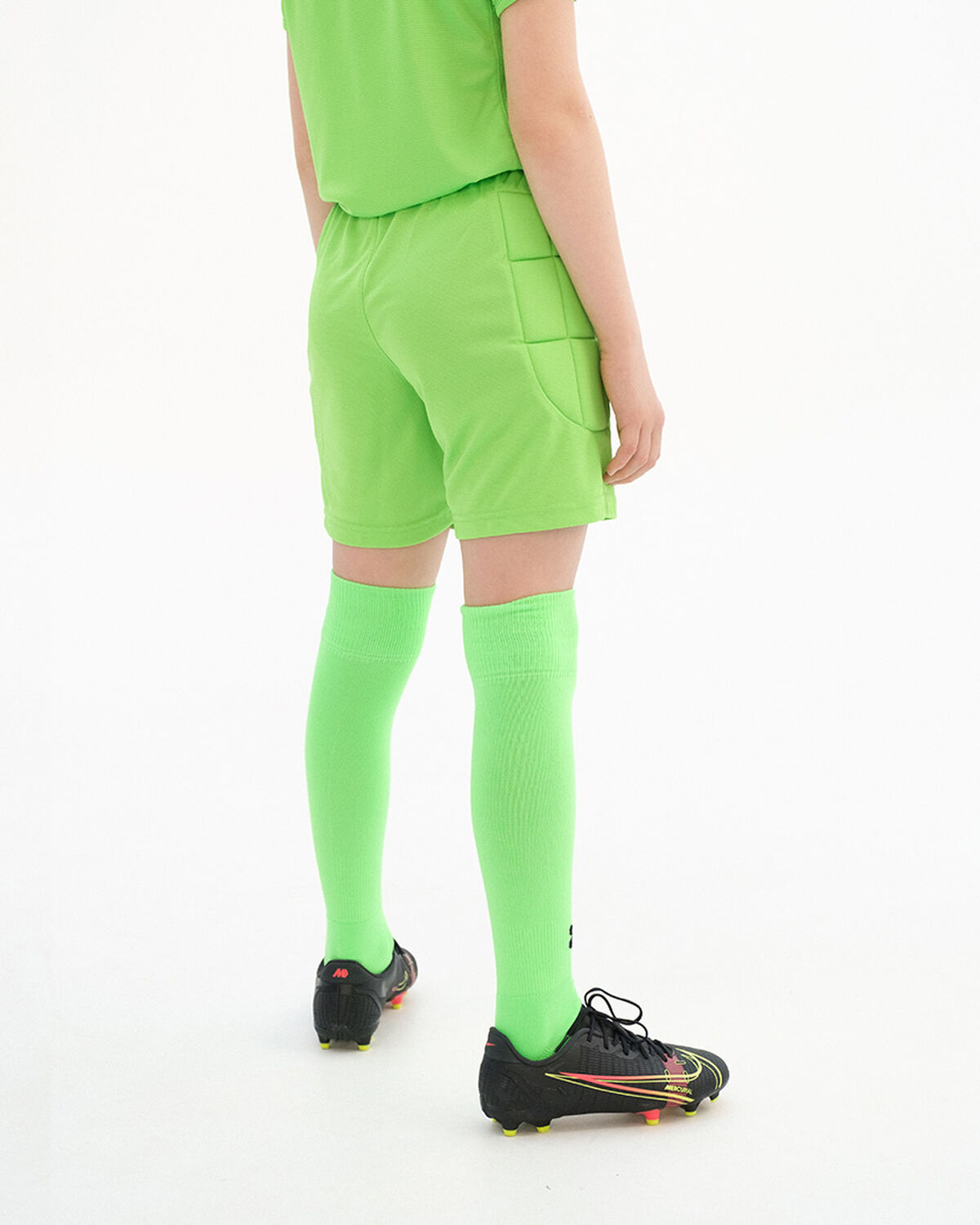 Goalkeeper Save Shorts with padding, Neon Green, hi-res