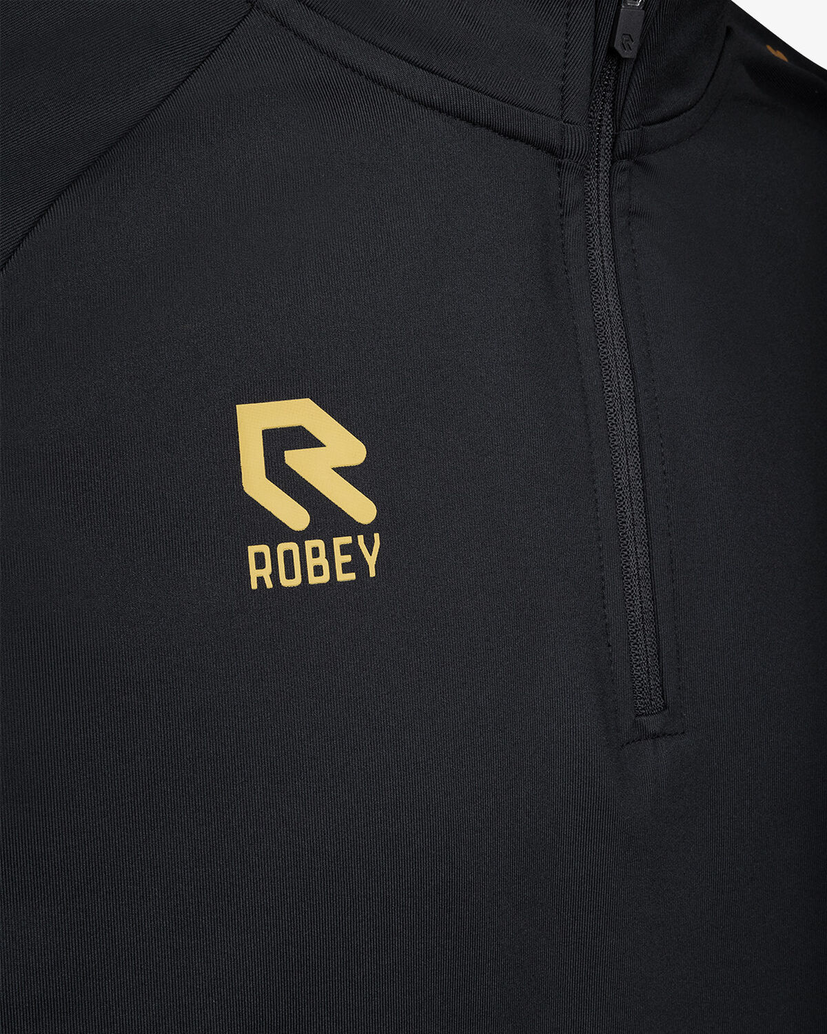 Control Half-Zip Top Special, Black/Gold, hi-res