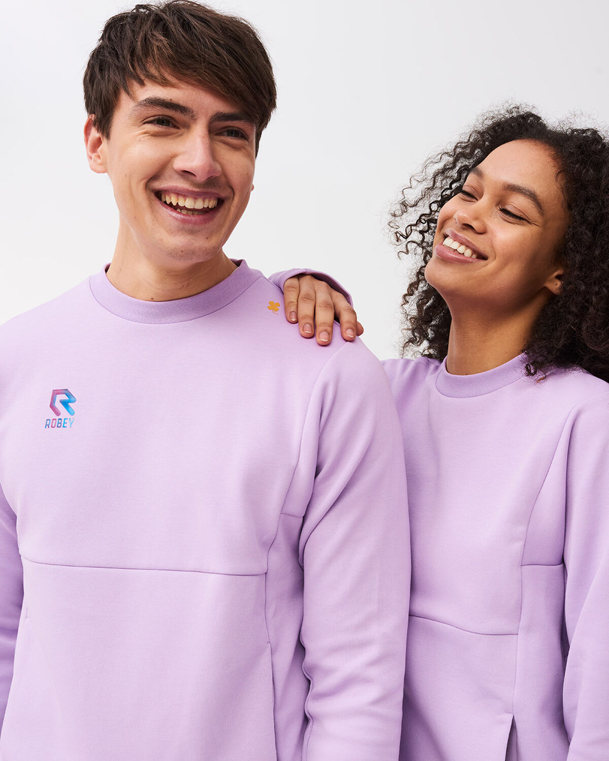 Off Pitch Cotton Crewneck Sweater, Lilac, hi-res