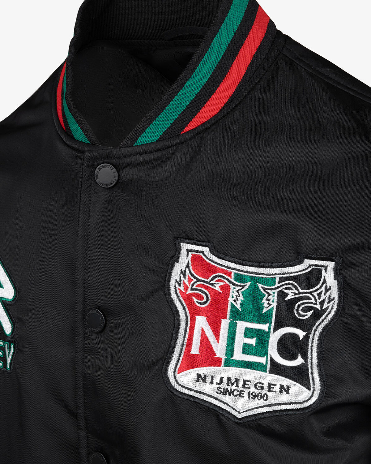 N.E.C. Varsity Jacket 23/24, Black, hi-res
