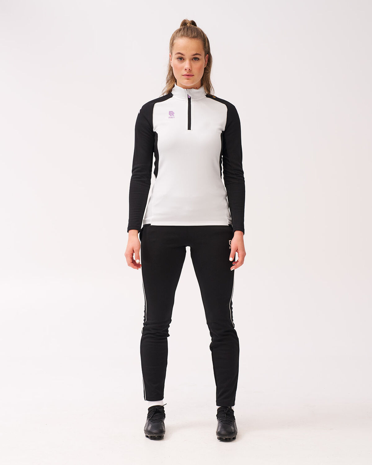 Women's Forward Tracksuit Black/White, , hi-res