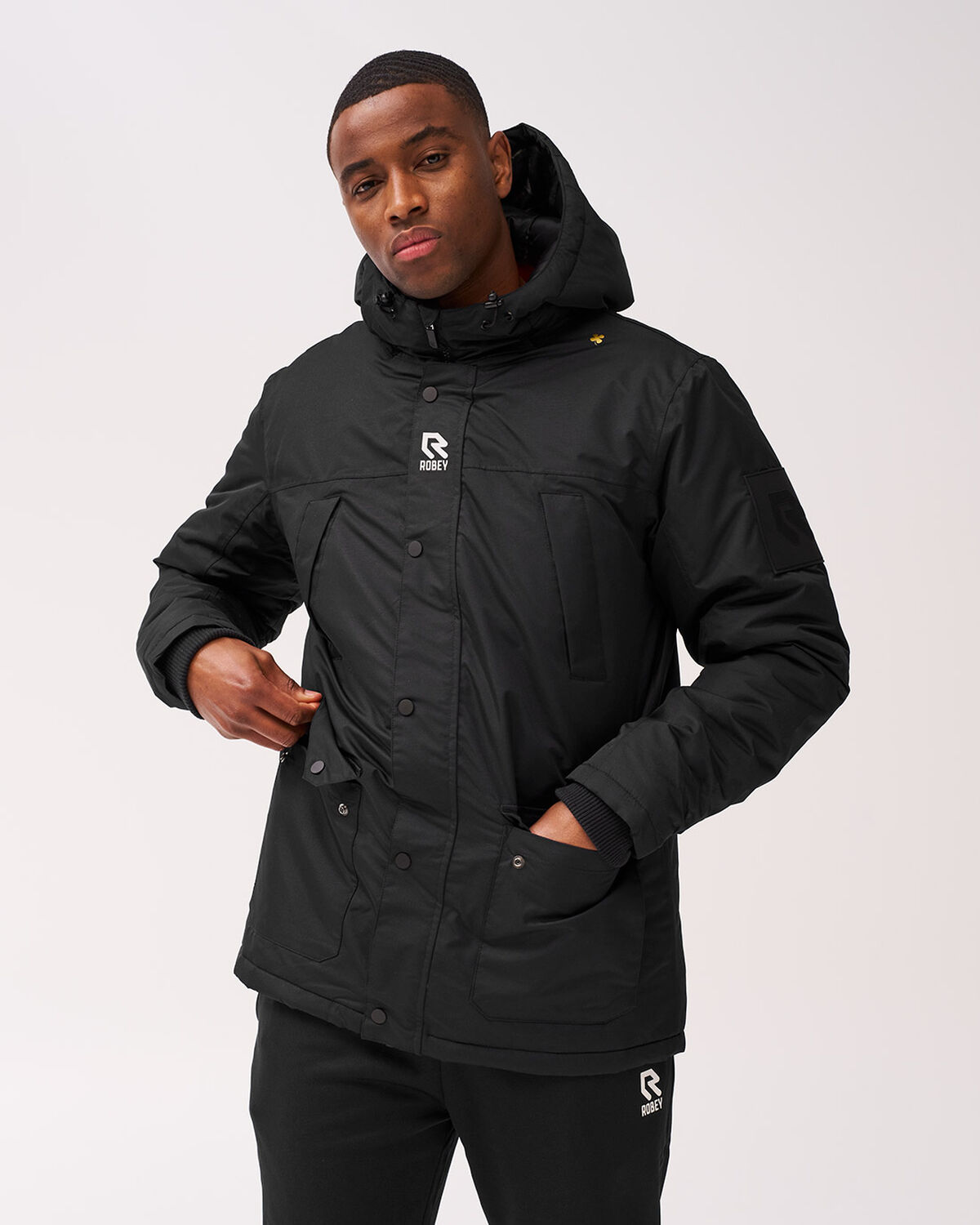Crossbar Parka, Black, hi-res