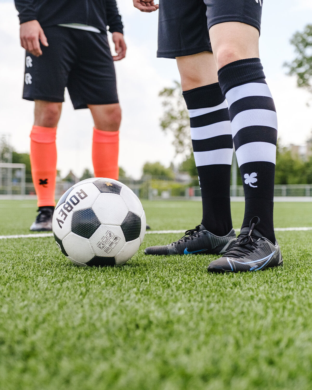 Ring Socks, Black/White Stripe, hi-res