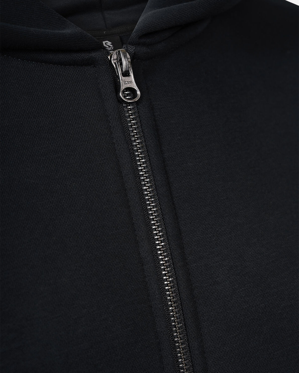 Brandpack Hoodie Full-Zip, Black, hi-res
