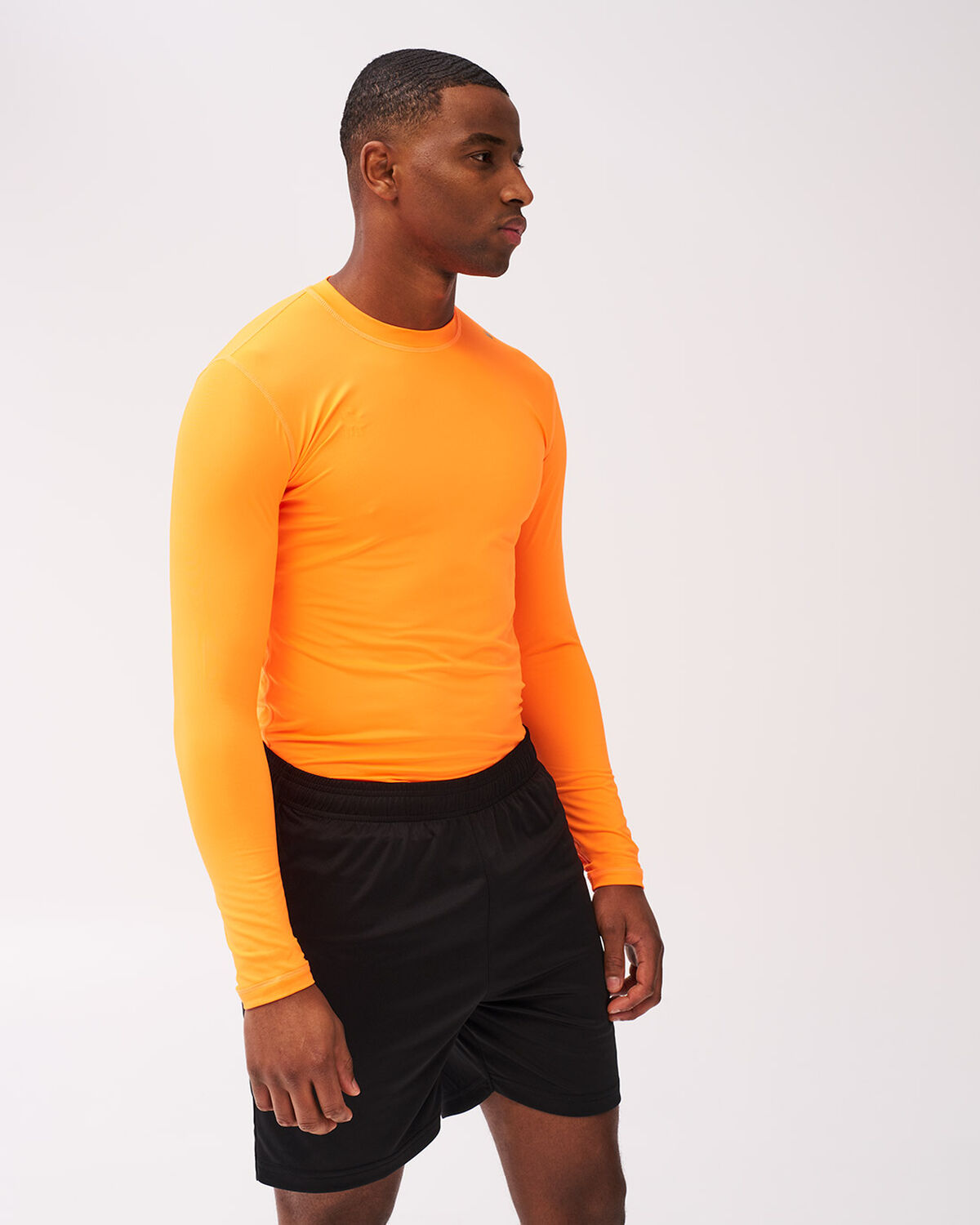 Baselayer Shirt, Neon Orange, hi-res