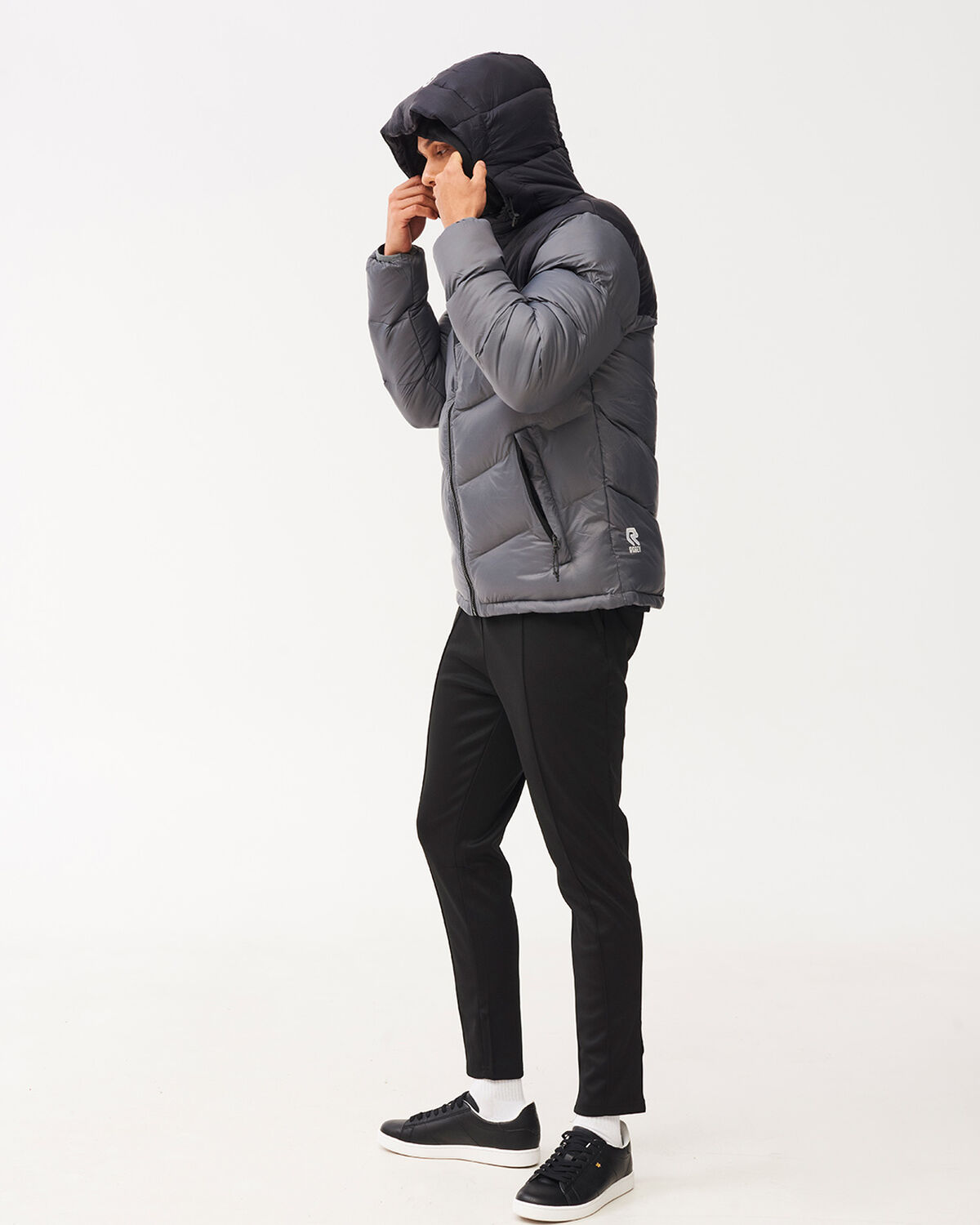Performance Padded Jacket, Grey/Black, hi-res