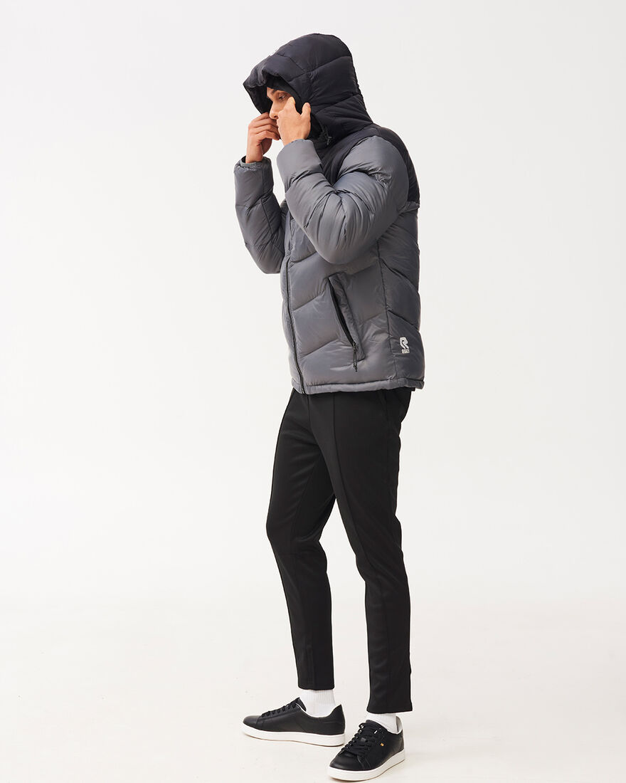 Performance Padded Jacket, Grey/Black, hi-res