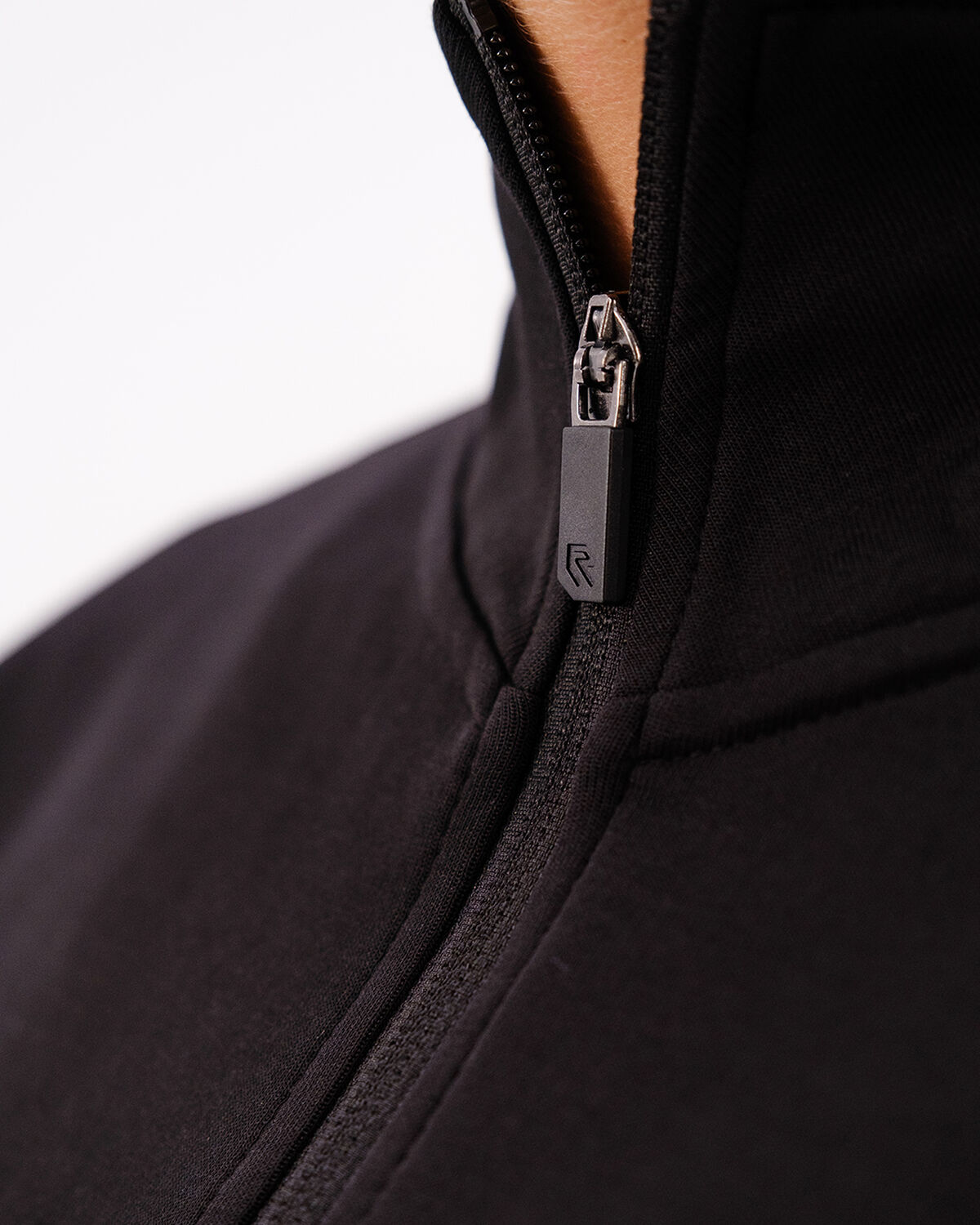 Women's Off Pitch Jacket Half-Zip, Black, hi-res