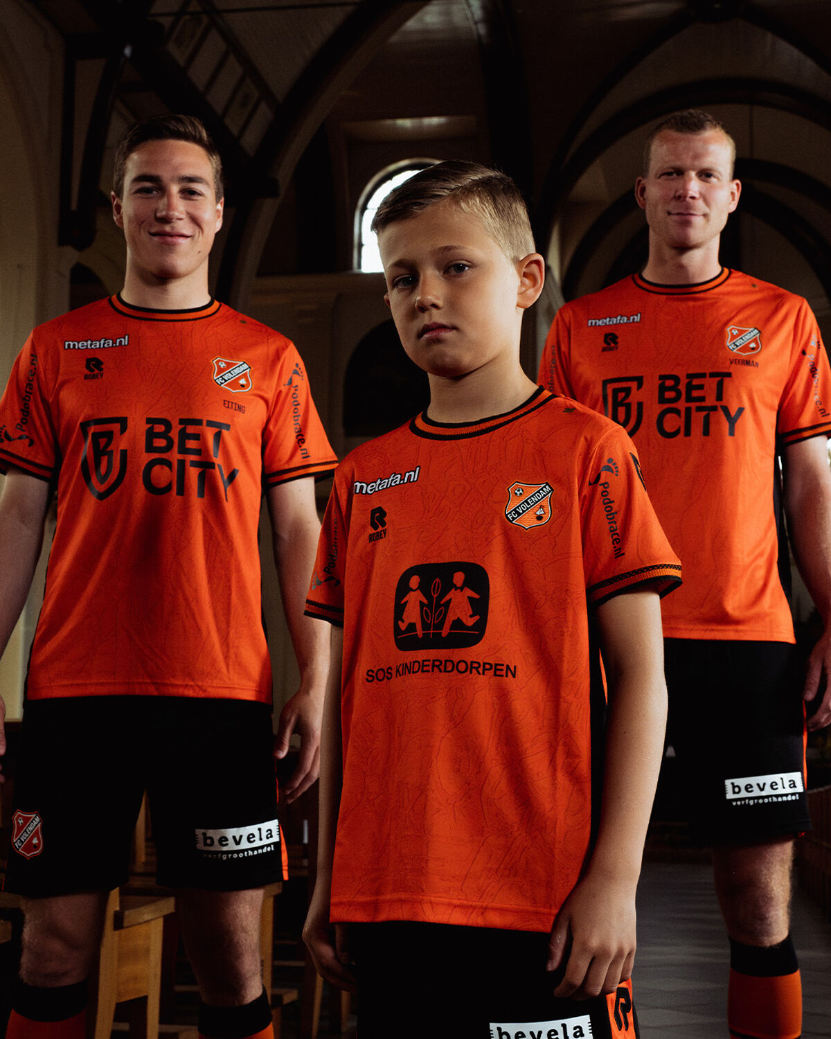 FC Volendam Match Shirt Kids 23/24, Orange/Miscellaneous, hi-res