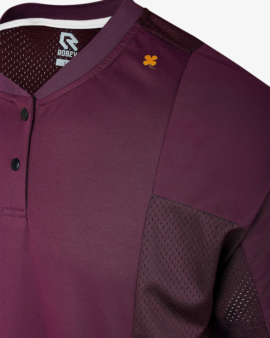 Grand Slam Tennis Henley Tee, Berry, hi-res