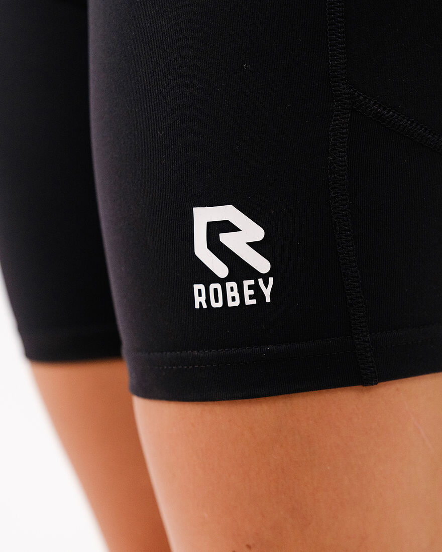 Women's Gym Biker, Black, hi-res