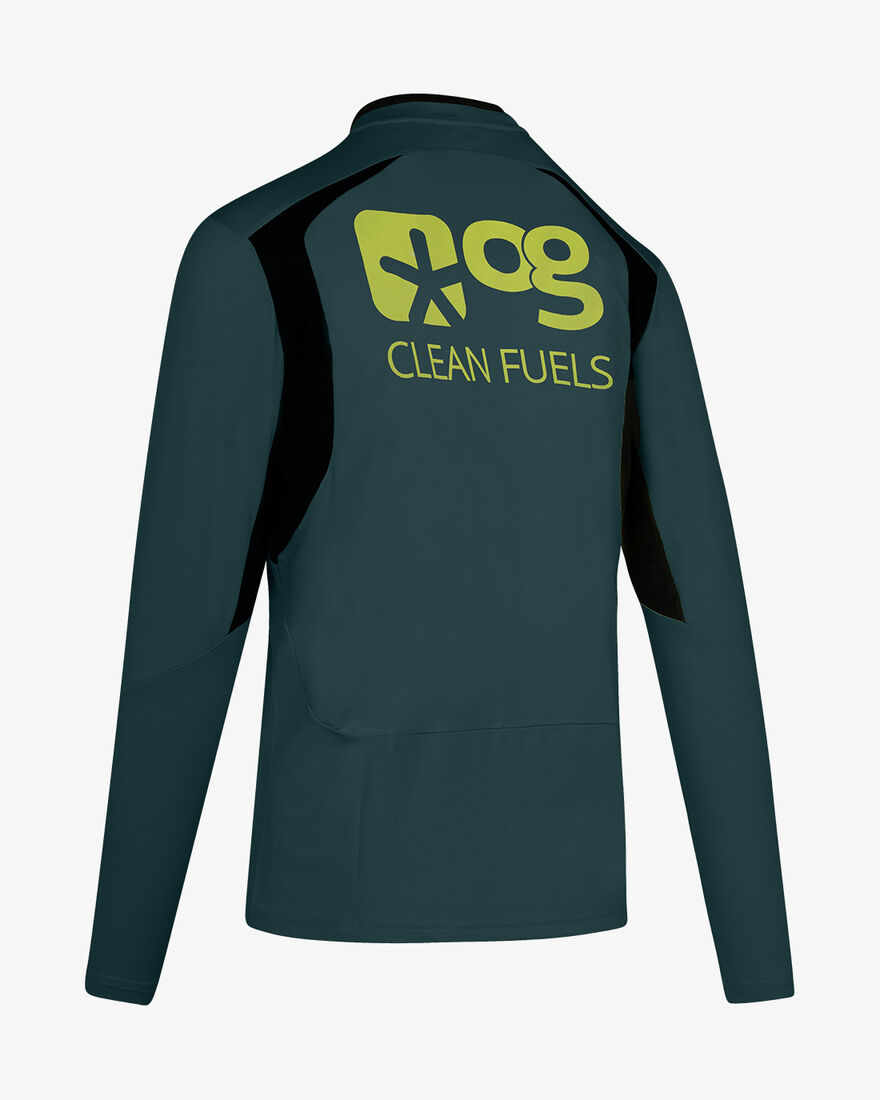 FC Groningen Playmaker Half Zip Sweater 22/23, Dark Green, hi-res