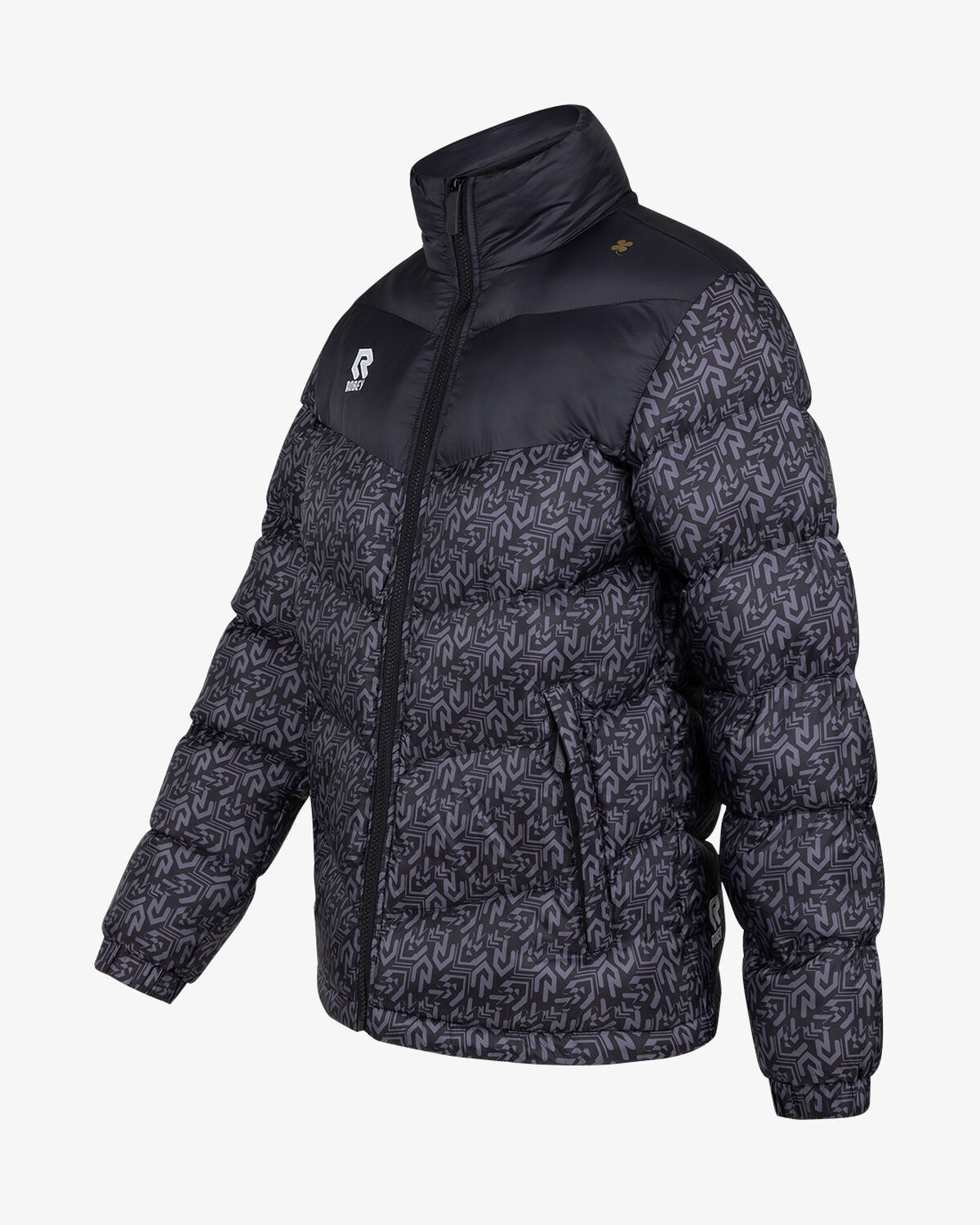 Women's Performance Padded Jacket, Black/Grey, hi-res