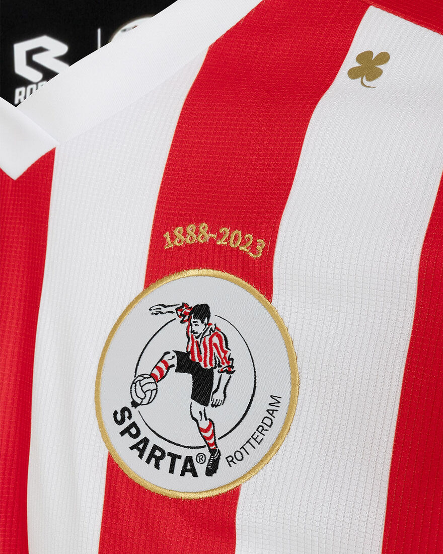 Sparta Match Shirt SS 22/23, White/Red, hi-res