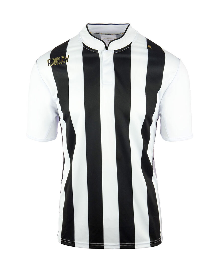Shirt Winner SS, Black/White Stripe, hi-res