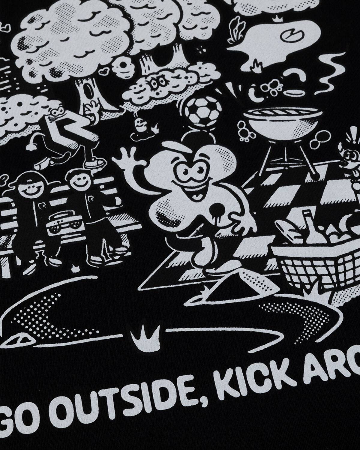 Parklife Tee, Black, hi-res