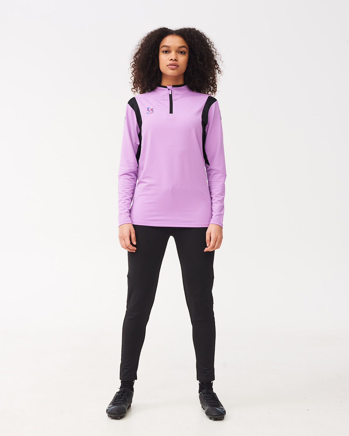 Playmaker Half-Zip Top, Lilac, hi-res