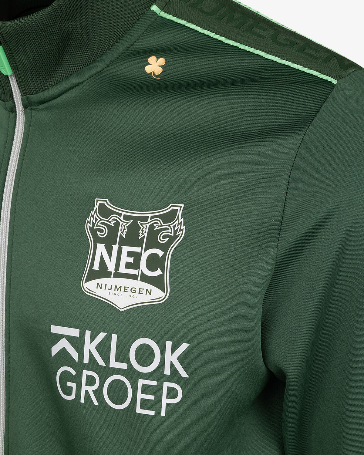 N.E.C. Warm Up Full-Zip Jacket 23/24, Dark Green, hi-res