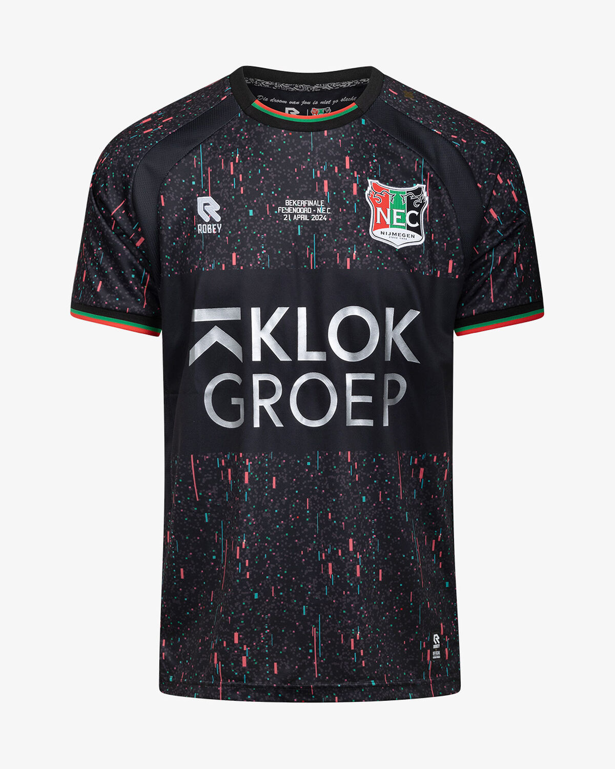 N.E.C. Bekerfinaleshirt, Black, hi-res