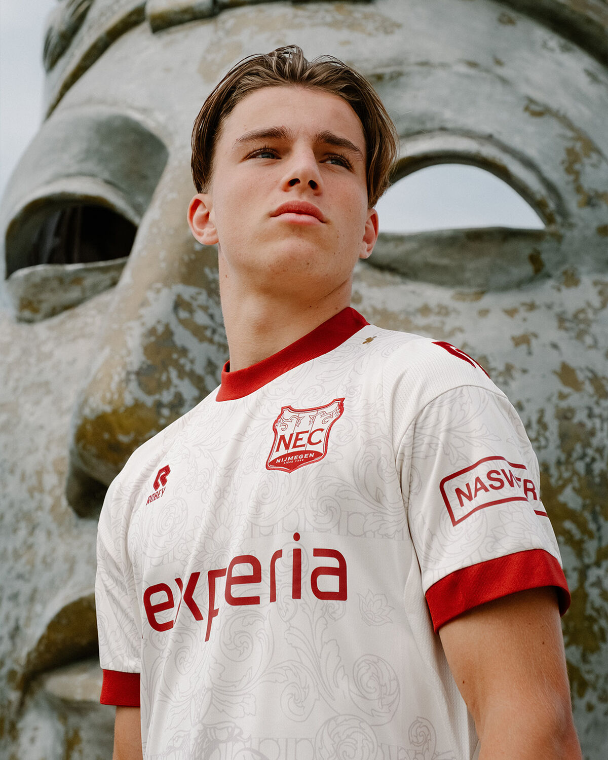 N.E.C. Derde Shirt 24/25, Off White, hi-res