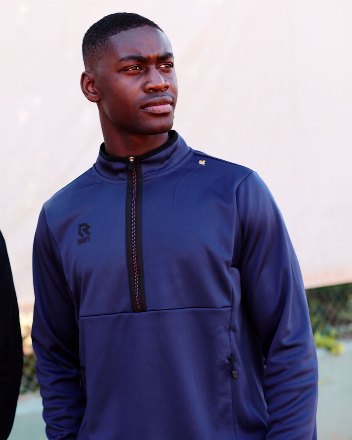 Off Pitch Scuba Half-Zip Top, Navy, hi-res