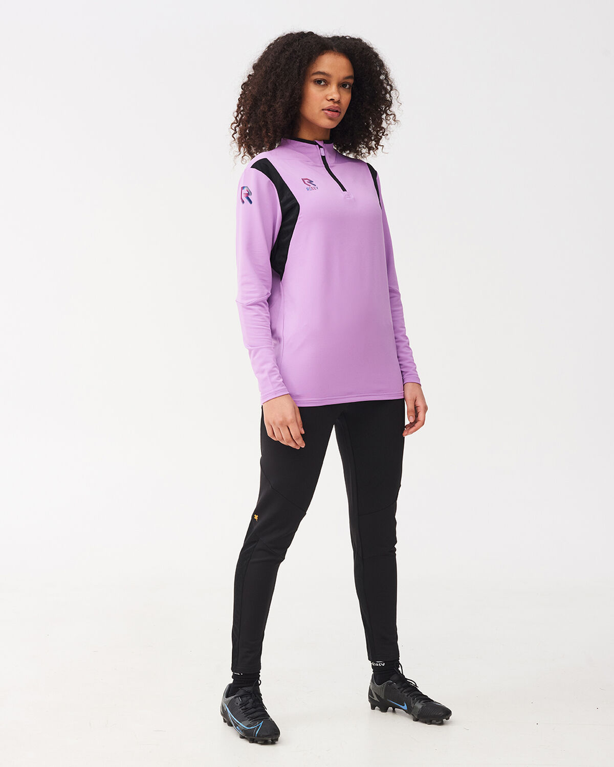 Playmaker Half-Zip Top, Lilac, hi-res