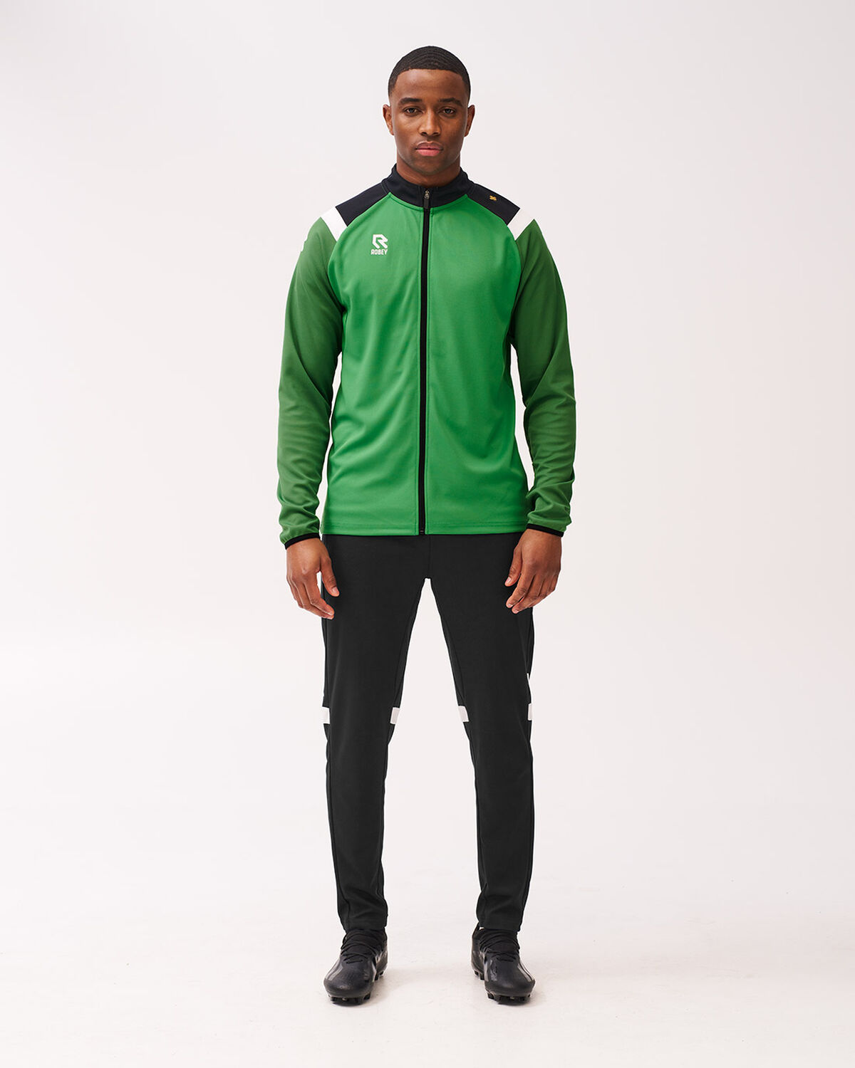Control Full-Zip Top, Green, hi-res