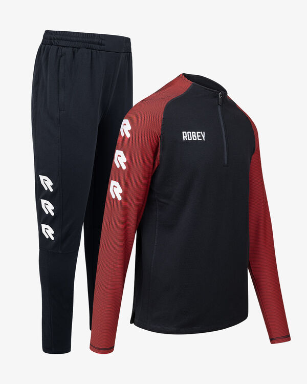 Robey Performance Tracksuit Black/Red