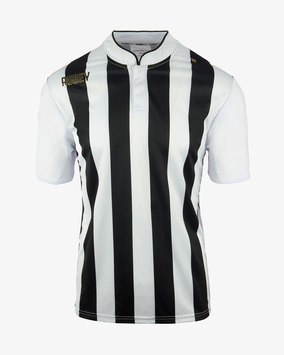 Winner Shirt, Black/White Stripe, hi-res