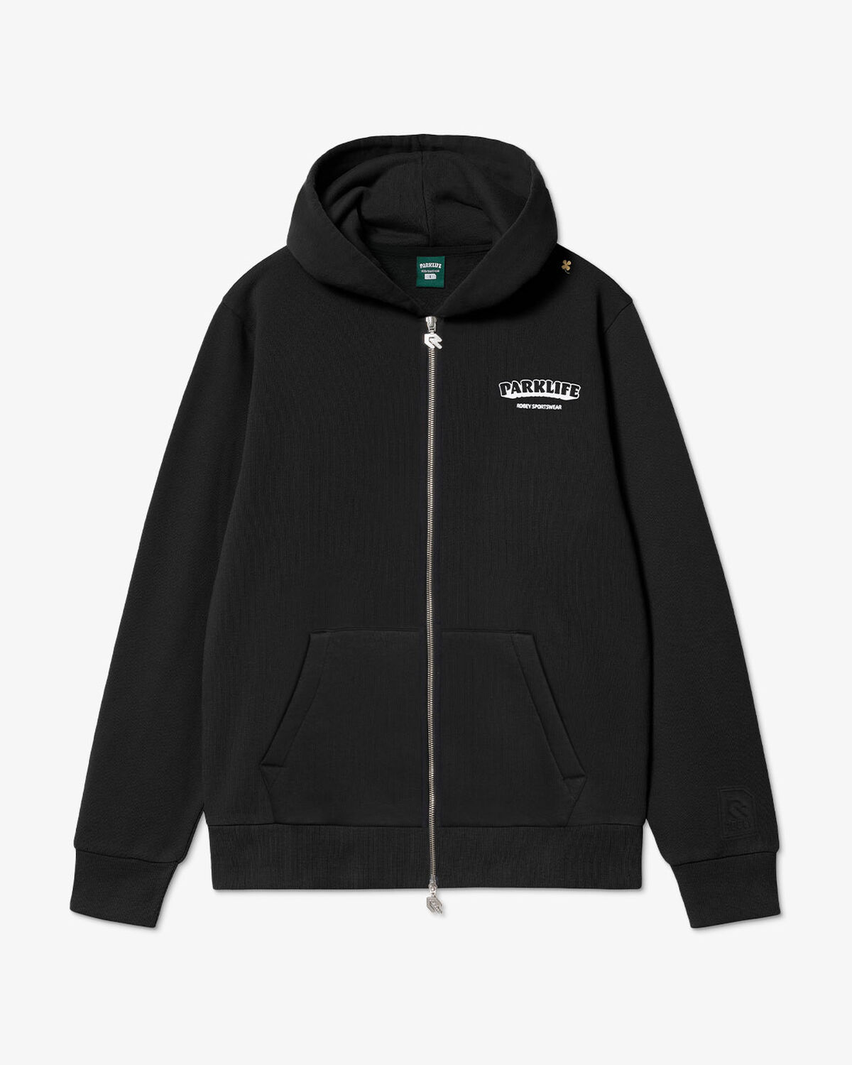 Parklife Full-Zip Hoodie, Black, hi-res