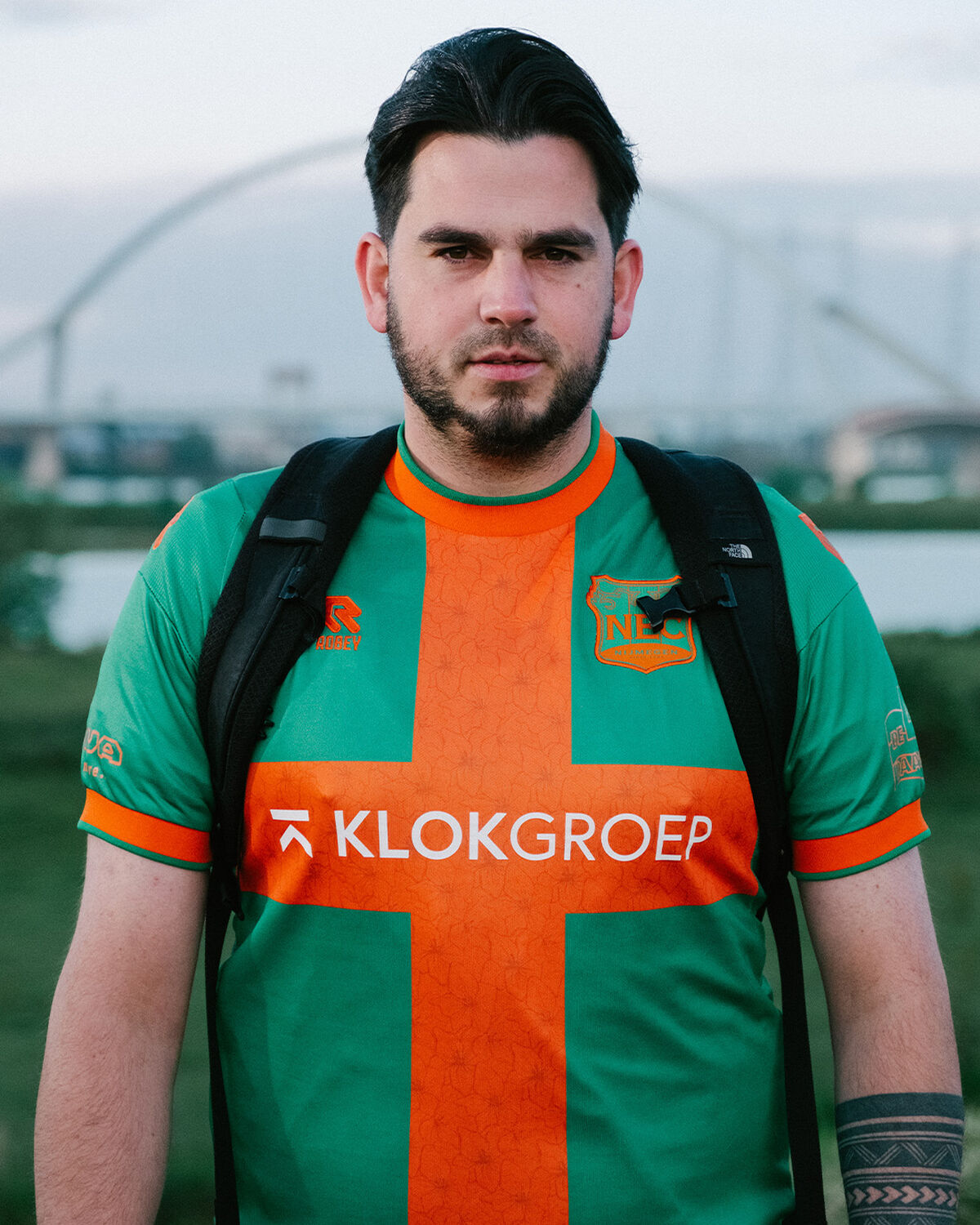 N.E.C. Nijmegen 4Daagse Shirt, Orange/Red, hi-res