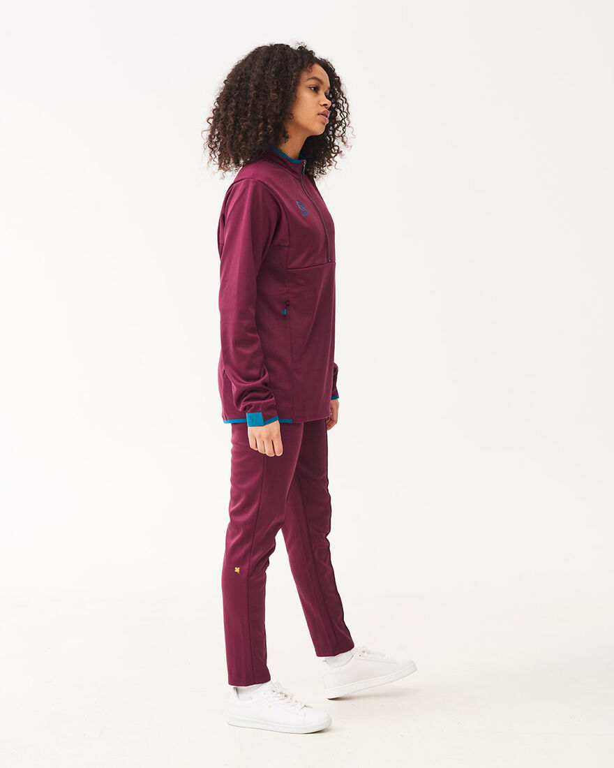 Off Pitch Scuba Pants, Burgundy, hi-res