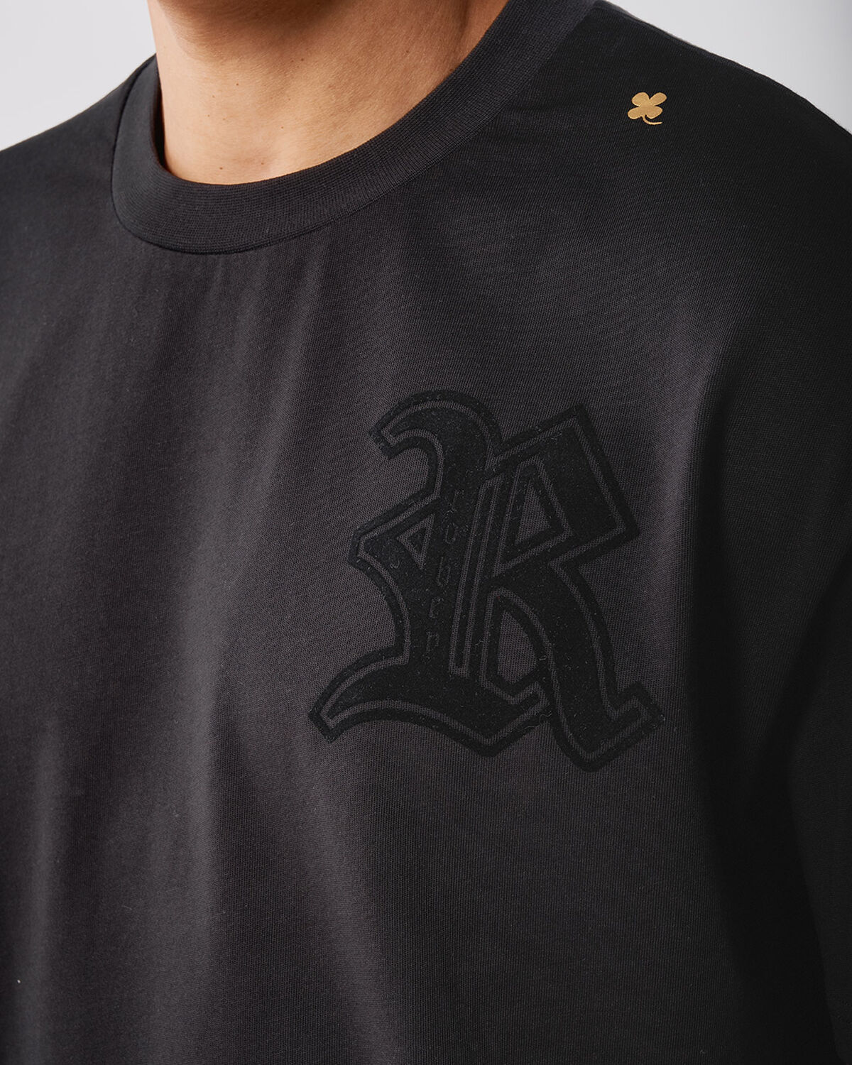 Robey Varsity Tee, Black, hi-res