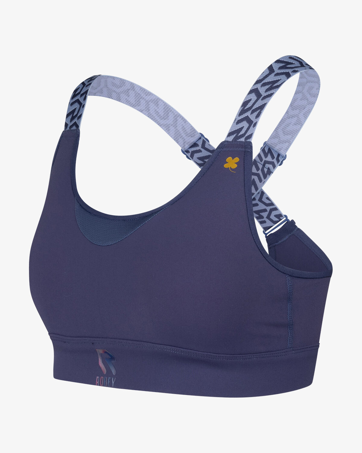 Women's Gym Sportsbra, De Nimes Blue, hi-res