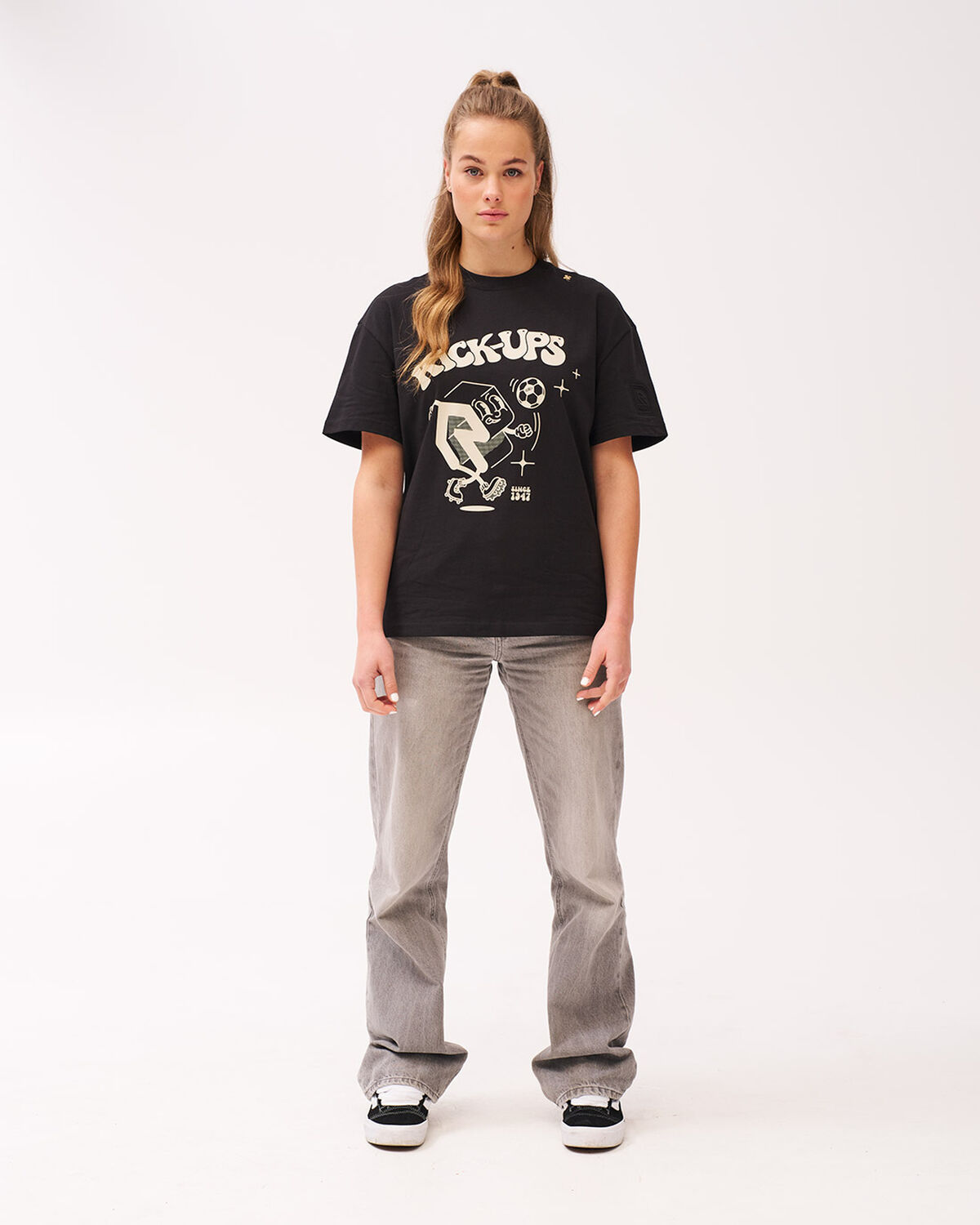 Kick Ups Tee, Black, hi-res