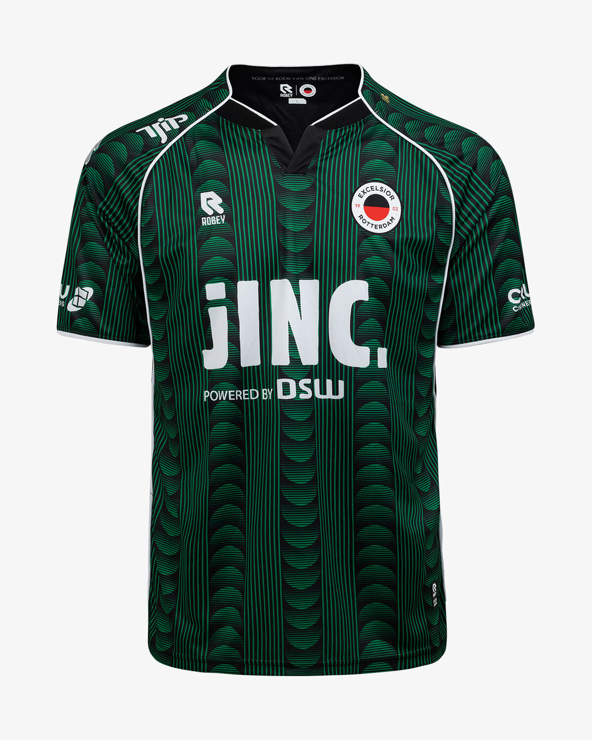 Excelsior Rotterdam Third Shirt 25/26, Black/Green, hi-res