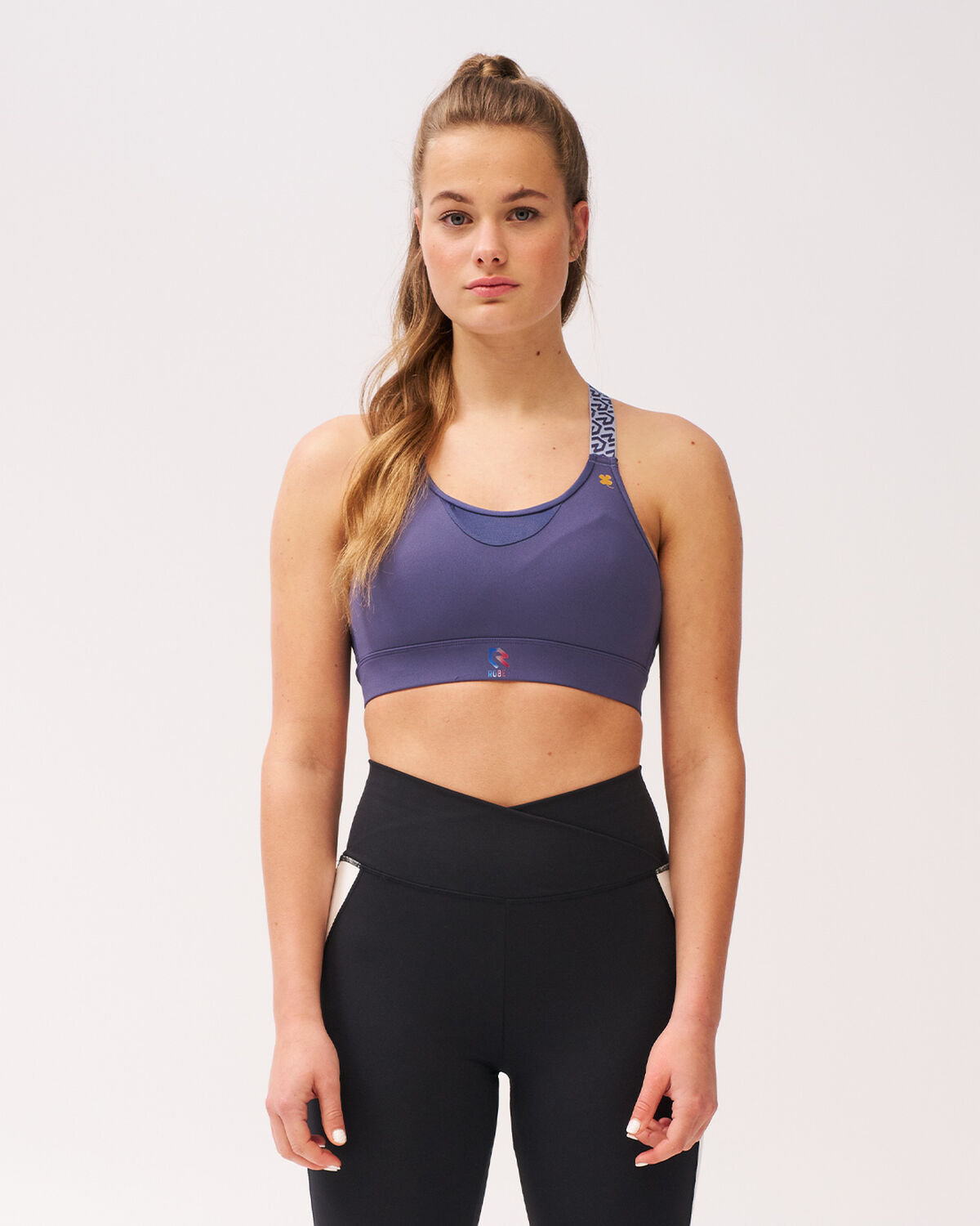 Women's Gym Set Black/Blue, , hi-res