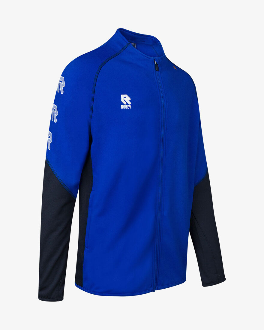 Performance Full-Zip Jacket, Royal Blue/Black, hi-res