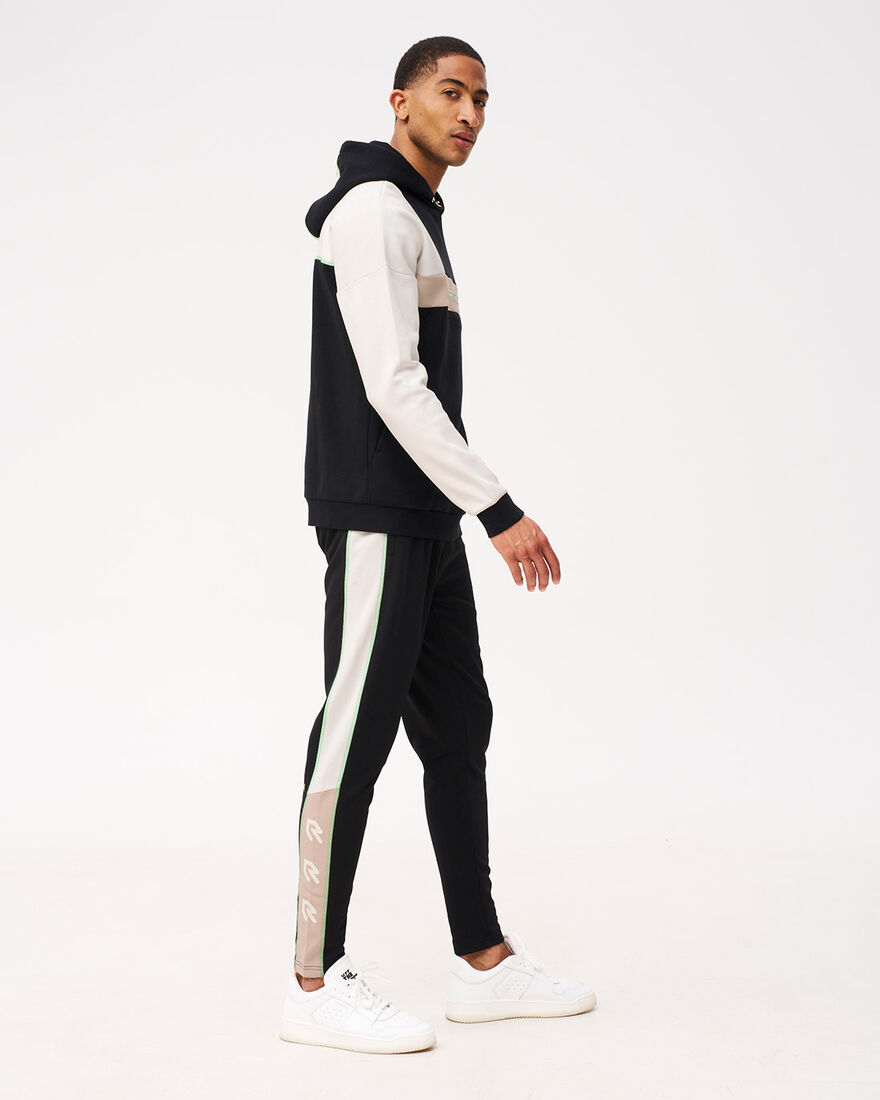 OTP x ROBEY Héctor Half Zip Track Pants, Black, hi-res